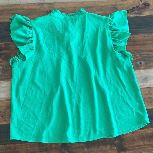 Green cece blouse 2x - Picture 5 of 5